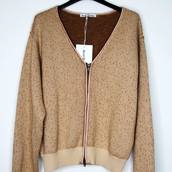BNWT SS22 ACNE STUDIOS V NECK CARDIGAN L - Picture 2 of 10